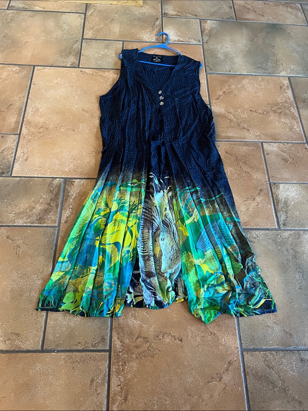 ANTHONY MARK HANKINS TROPICAL REEF DUSTER VEST